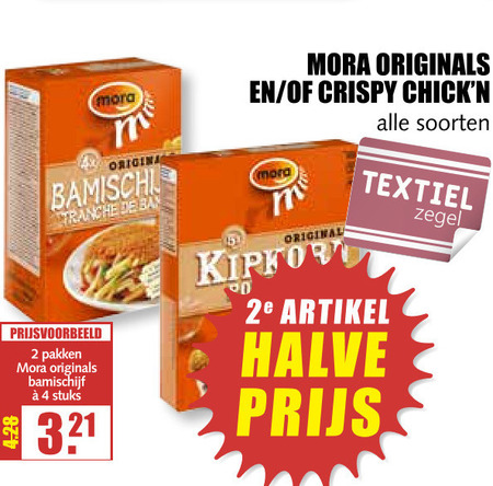 Mora   kipsnacks, snack folder aanbieding bij  MCD Supermarkt Basis - details