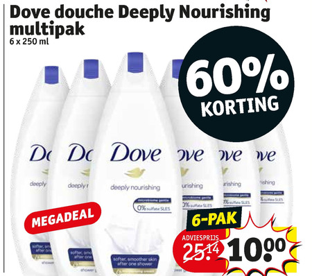 Dove   douchegel folder aanbieding bij  Kruidvat - details