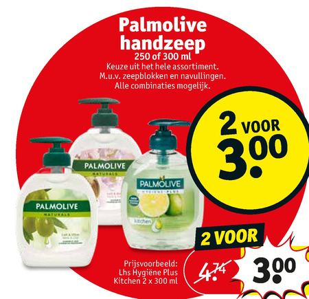 Palmolive   handzeep folder aanbieding bij  Kruidvat - details