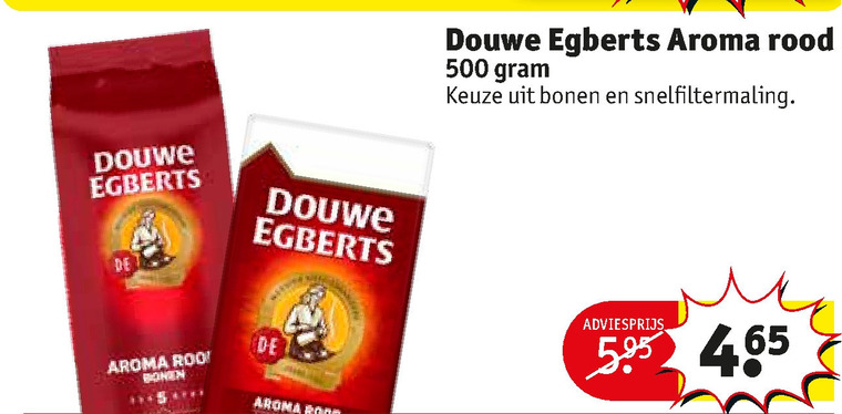 Douwe Egberts   koffiebonen, koffie folder aanbieding bij  Kruidvat - details