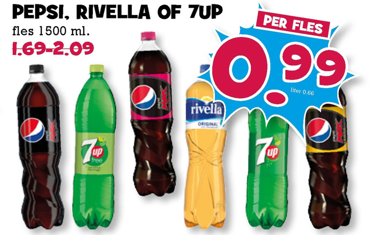 Rivella   cola, frisdrank folder aanbieding bij  Boons Markt - details