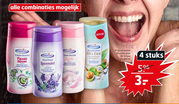 Nivea   douchegel folder aanbieding bij  Trekpleister - details