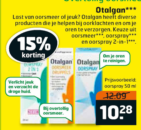 Otalgan   oordruppels folder aanbieding bij  Trekpleister - details