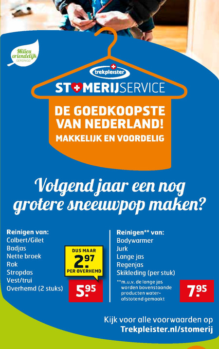 Trekpleister Huismerk   stomerij folder aanbieding bij  Trekpleister - details