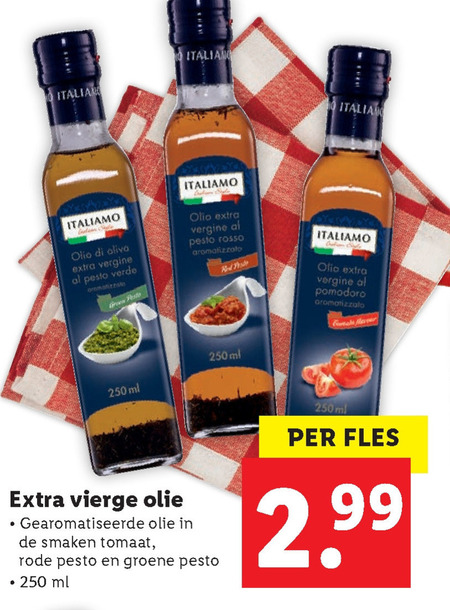 Italiamo   olijfolie folder aanbieding bij  Lidl - details