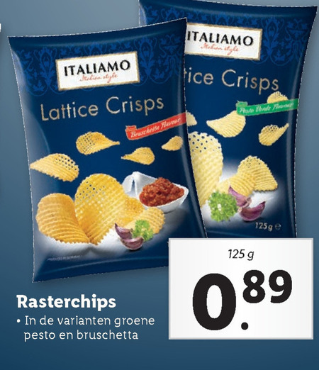 Italiamo   chips folder aanbieding bij  Lidl - details