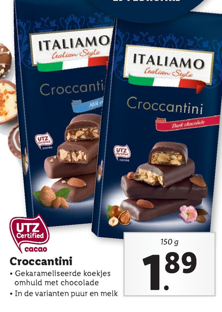 Italiamo   biscuits folder aanbieding bij  Lidl - details