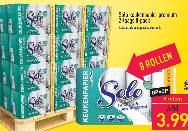 Solo   keukenpapier folder aanbieding bij  Aldi - details