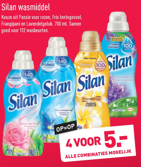 Silan   wasmiddel folder aanbieding bij  Aldi - details