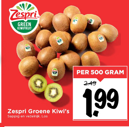 Zespri   kiwis folder aanbieding bij  Vomar - details