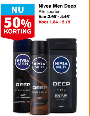 Nivea   bodylotion, douchegel folder aanbieding bij  Hoogvliet - details