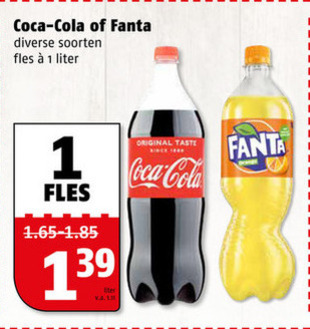 Coca-Cola   cola, frisdrank folder aanbieding bij  Poiesz - details