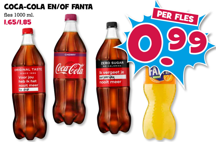 Fanta   cola, frisdrank folder aanbieding bij  Boons Markt - details