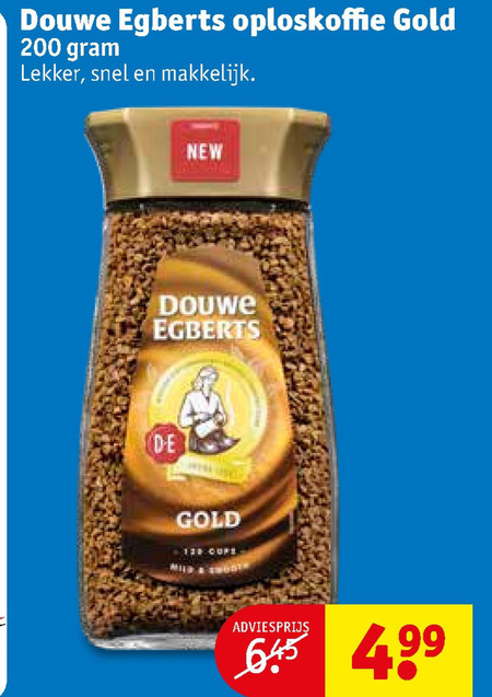 Douwe Egberts   oploskoffie folder aanbieding bij  Kruidvat - details