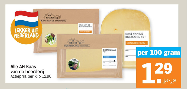 Boerenkaas   kaas folder aanbieding bij  Albert Heijn - details