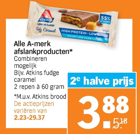 Atkins   afslankmaaltijd folder aanbieding bij  Albert Heijn - details