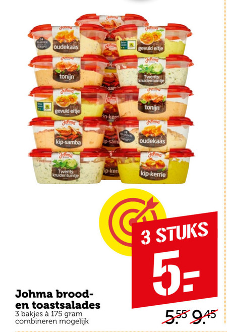 Johma   salade folder aanbieding bij  Coop - details