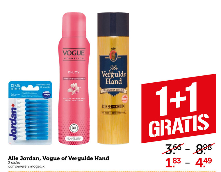 De Vergulde Hand   tandenstokers, deodorant folder aanbieding bij  Coop - details