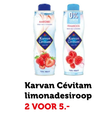 Karvan Cevitam   limonadesiroop folder aanbieding bij  Coop - details