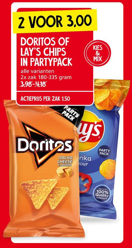 Doritos   chips folder aanbieding bij  Jan Linders - details