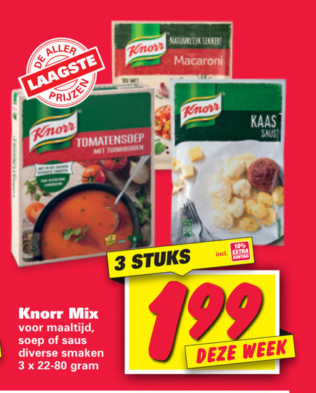 Knorr   soep, maaltijdmix folder aanbieding bij  Nettorama - details