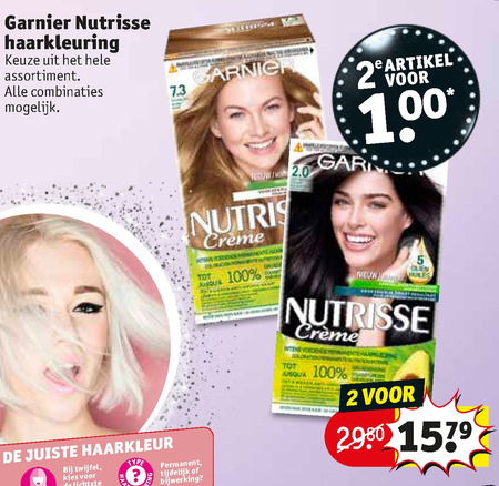 Garnier Nutrisse   haarkleuring folder aanbieding bij  Kruidvat - details