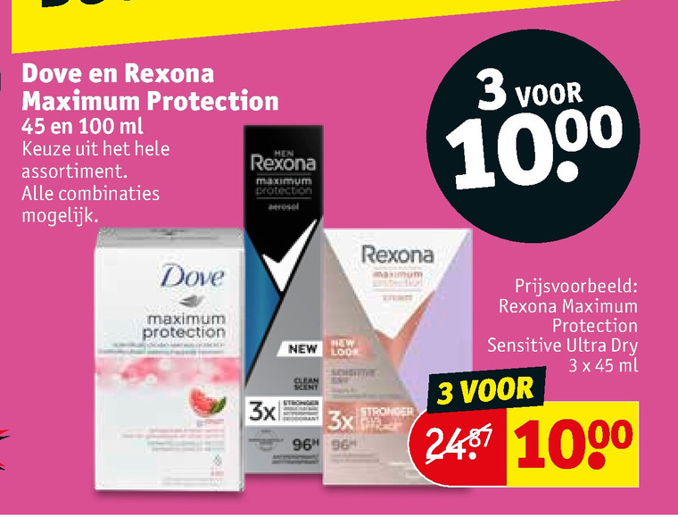 Rexona   deodorant folder aanbieding bij  Kruidvat - details