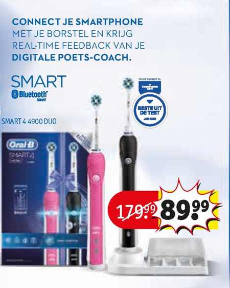 Braun Oral-B   electrische tandenborstel folder aanbieding bij  Kruidvat - details