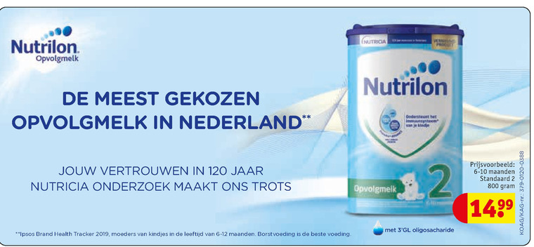 Nutrilon   opvolgmelk folder aanbieding bij  Kruidvat - details