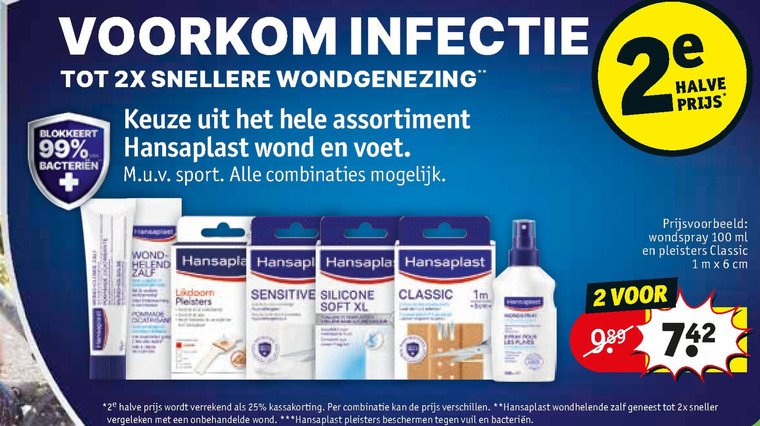 Hansaplast   pleister, wondverzorging folder aanbieding bij  Kruidvat - details