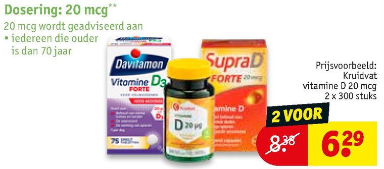 Davitamon   vitamine folder aanbieding bij  Kruidvat - details