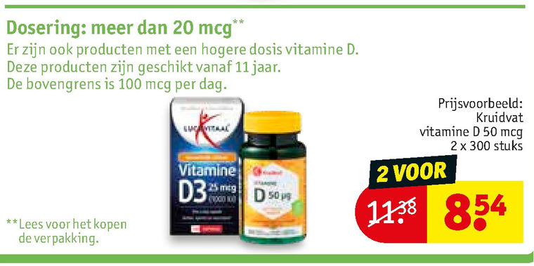 Lucovitaal   vitamine folder aanbieding bij  Kruidvat - details