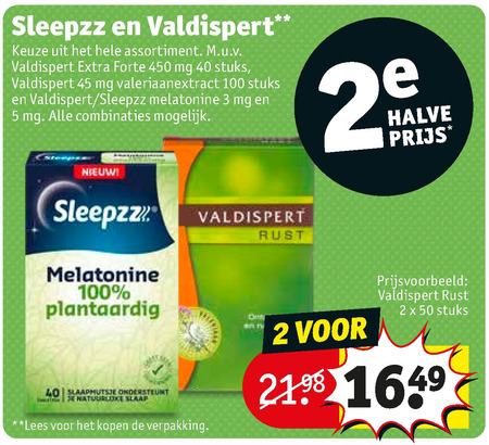 Valdispert   voedingssupplement folder aanbieding bij  Kruidvat - details