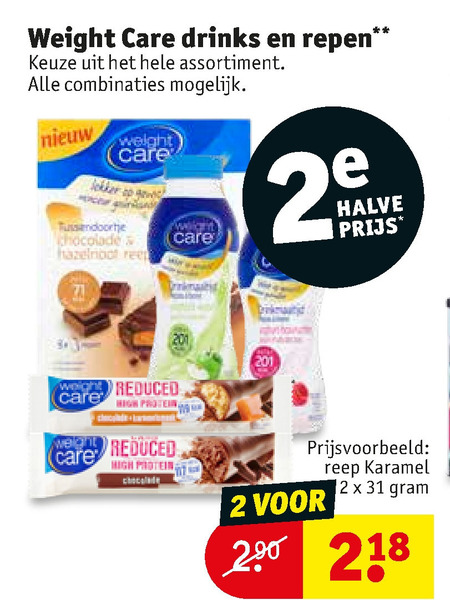 WeightCare   afslankmaaltijd folder aanbieding bij  Kruidvat - details