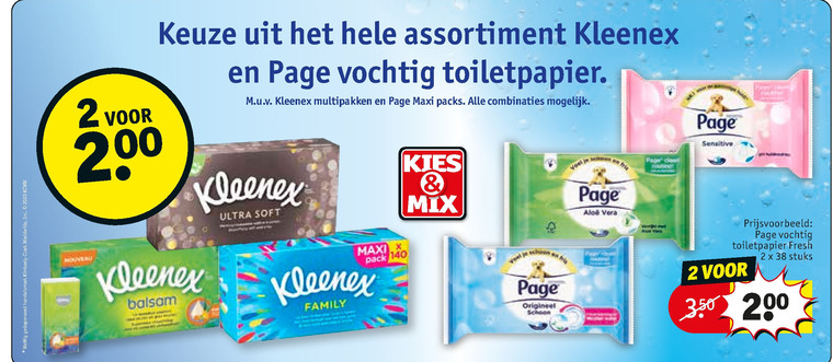 Kleenex   zakdoek, tissue folder aanbieding bij  Kruidvat - details