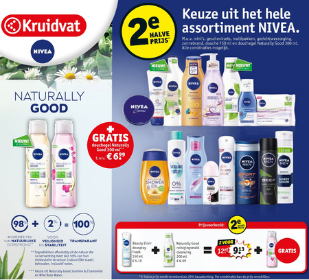 Nivea   scheerschuim, bodylotion folder aanbieding bij  Kruidvat - details