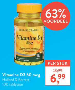 Holland and Barrett   vitamine folder aanbieding bij  Holland & Barrett - details