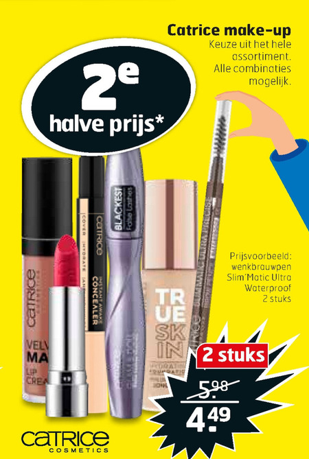 Catrice   nagellak, lipstick folder aanbieding bij  Trekpleister - details