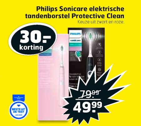 Philips   electrische tandenborstel folder aanbieding bij  Trekpleister - details