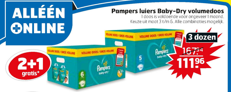 Pampers   luiers folder aanbieding bij  Trekpleister - details