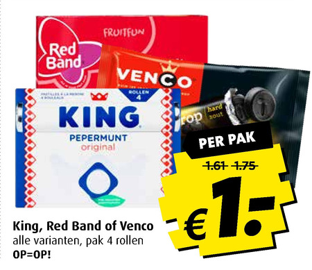 Venco   snoep, pepermunt folder aanbieding bij  Boni - details