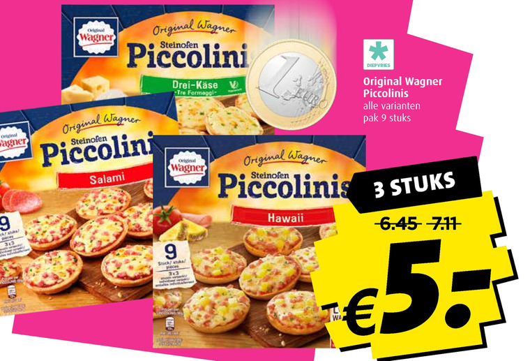 Wagner   diepvriespizza folder aanbieding bij  Boni - details