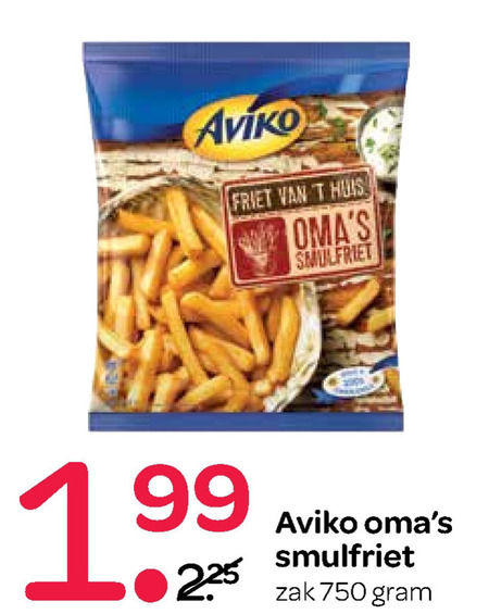 Aviko   patat folder aanbieding bij  Spar - details