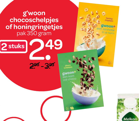 Gwoon   cereals folder aanbieding bij  Spar - details