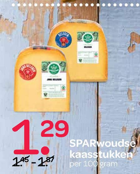 Sparwoudse   kaas folder aanbieding bij  Spar - details