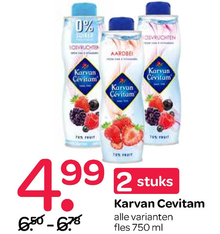 Karvan Cevitam   limonadesiroop folder aanbieding bij  Spar - details