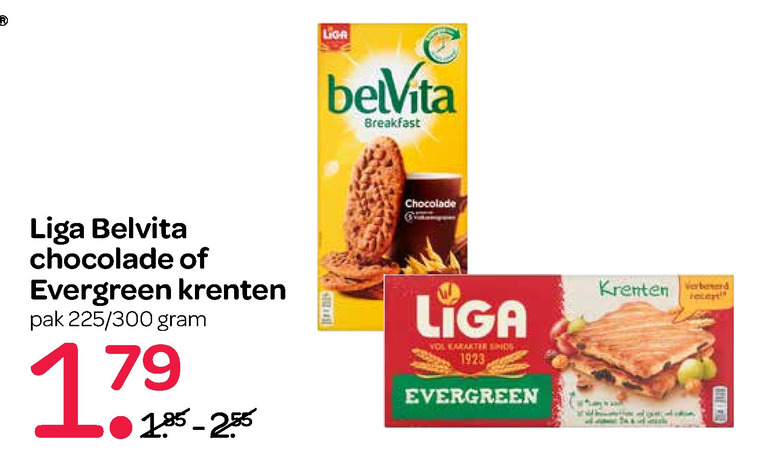 Liga   fruitbiscuit folder aanbieding bij  Spar - details