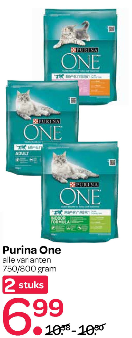 One   kattenvoer folder aanbieding bij  Spar - details