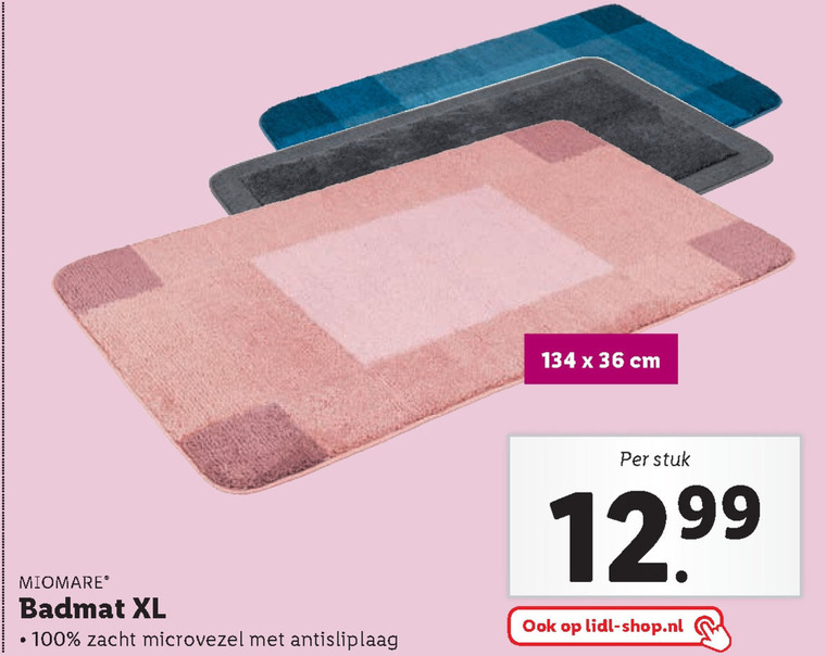 Miomare   badmat folder aanbieding bij  Lidl - details