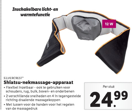 SilverCrest   massagekussen folder aanbieding bij  Lidl - details